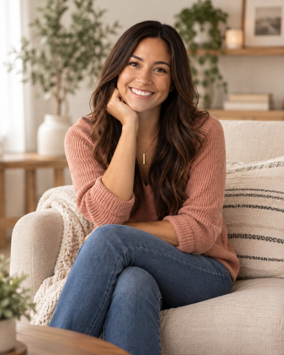 Brooke Xavie, author of After the Proposal, at home